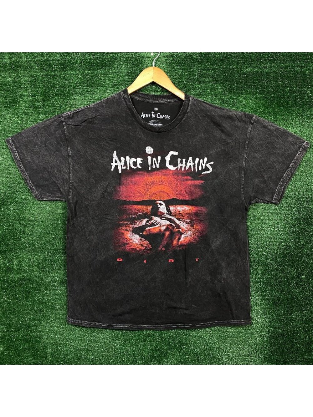 Alice In Chains Dirt Est 1987 Rock Band Mineral Wash T-Shirt Size XXL